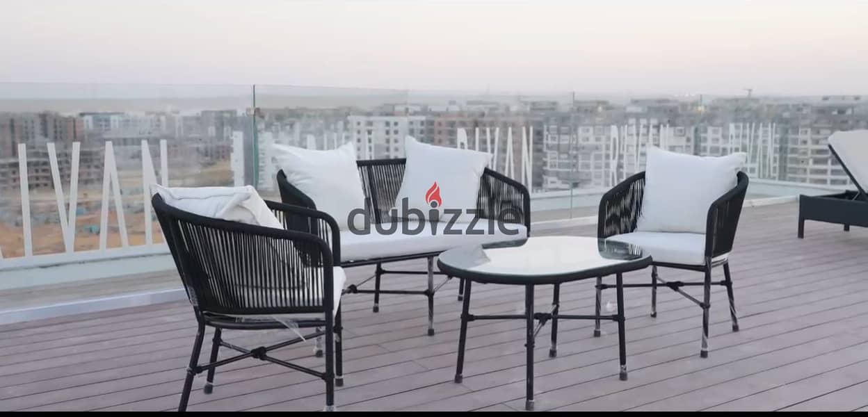 Best Apartment  For sale in R7 New Capital city cairo (residential and investment) ultra super lux ,furnished with air condition and parking and clubH 7