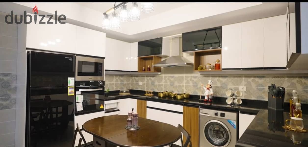 Best Apartment  For sale in R7 New Capital city cairo (residential and investment) ultra super lux ,furnished with air condition and parking and clubH 11