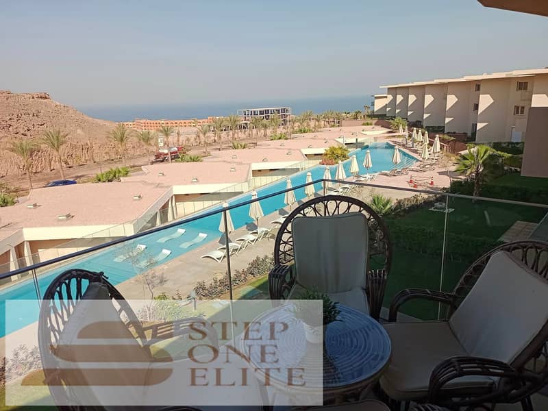 Chalet for sale (lowest monthly installment) with full sea view in Monte Galala, Ain Sokhna 7