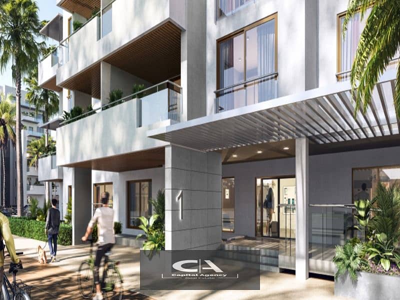 Apartment for sale, 160 meters, without 0% down payment, fully finished, in Al Burouj Compound in Shorouk | A distinctive view of the landscape 24