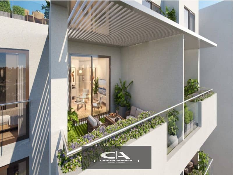 Apartment for sale, 160 meters, without 0% down payment, fully finished, in Al Burouj Compound in Shorouk | A distinctive view of the landscape 27