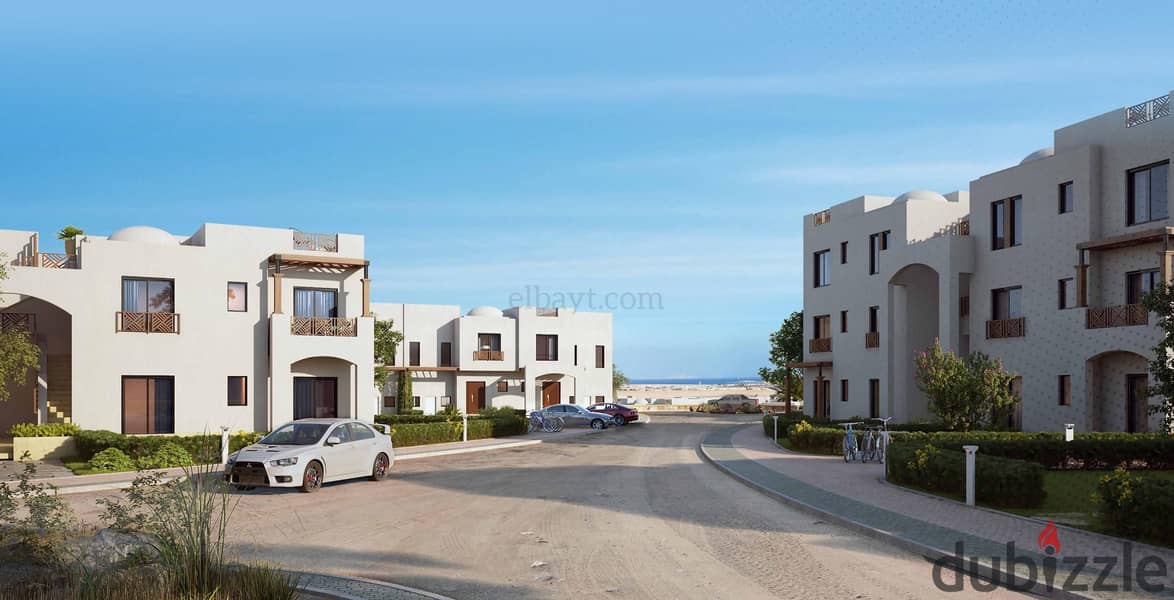 Luxurious duplex with a garden in Makadi Heights, Hurghada. Fully finished 3