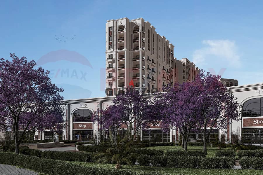 Own your apartment with fully open views of Antoniadis Gardens inside a compound 3