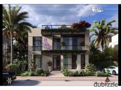 Independent villa for sale, delivery at the end of the year, landscape view, in Al-Saada Compound, Fifth Settlement