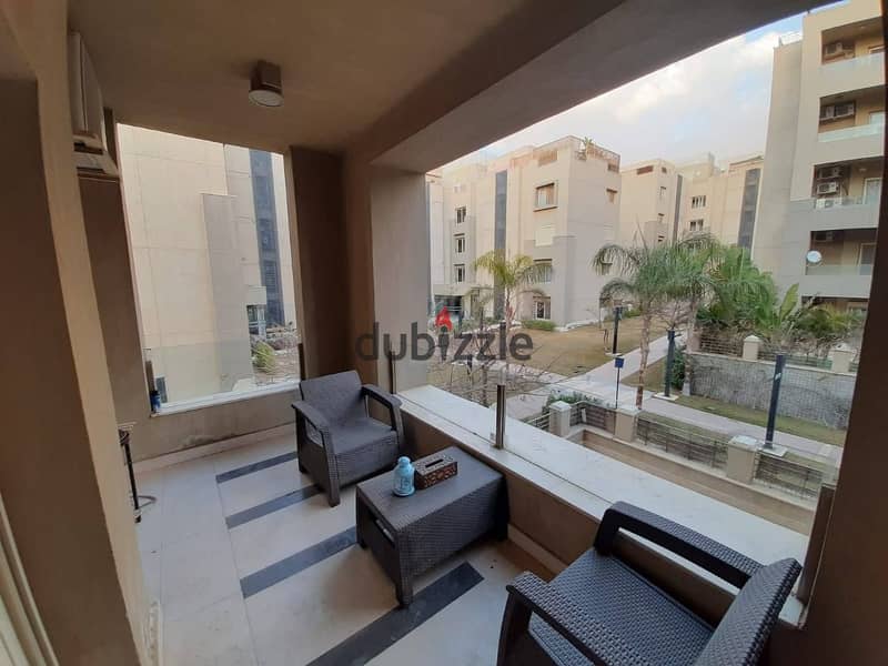 Receive immediately your fully furnished 2-bedroom apartment with sea view in Village Garden Katameya Compound, New Cairo VGK 6