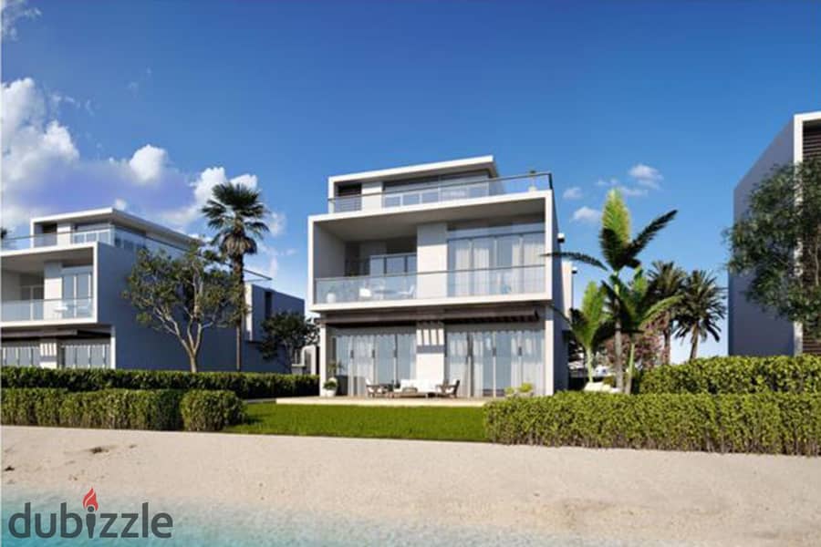 Stand alone villa for sale (Mazarine Island - El Alamein) 513 m 1