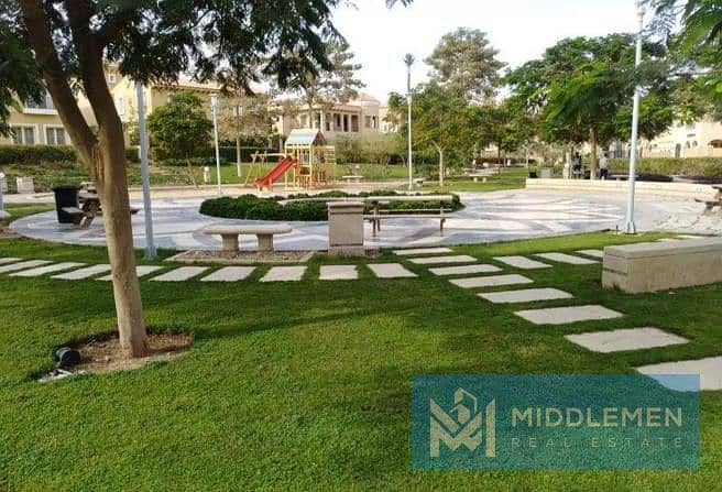 twin house 280m view landscape delivered prime location , hyde park new cairo 8