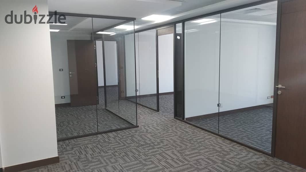 Office For Rent 230 Sqm Fully Finished With ACs City Mark El sheikh Zayed Prime Price 4