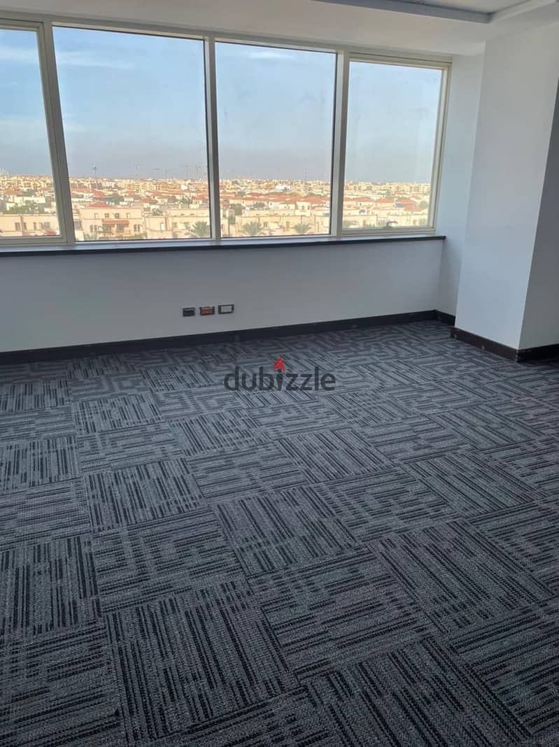 Office For Rent 230 Sqm Fully Finished With ACs City Mark El sheikh Zayed Prime Price 8