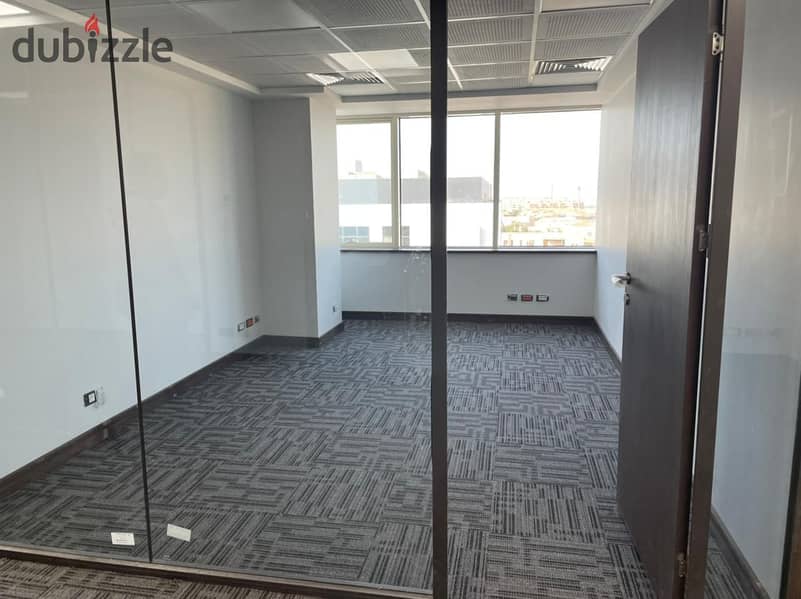 Office For Rent 230 Sqm Fully Finished With ACs City Mark El sheikh Zayed Prime Price 9