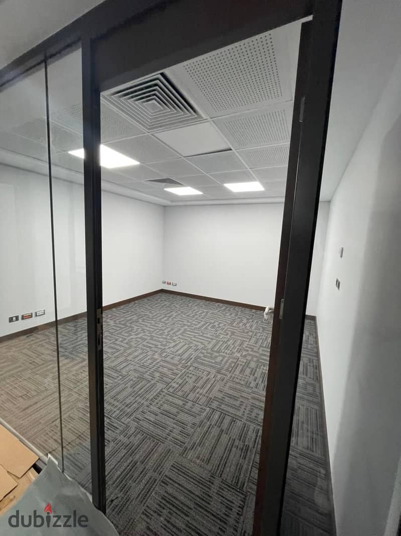 Office For Rent 230 Sqm Fully Finished With ACs City Mark El sheikh Zayed Prime Price 10