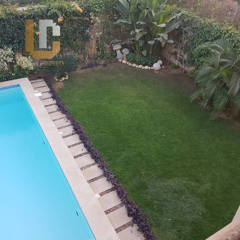 luxurious  Villa With Swimming Pool  for Sale High End Fully Finished With Ac's Dara Gardens Compound By Alahly Sabbour October 2