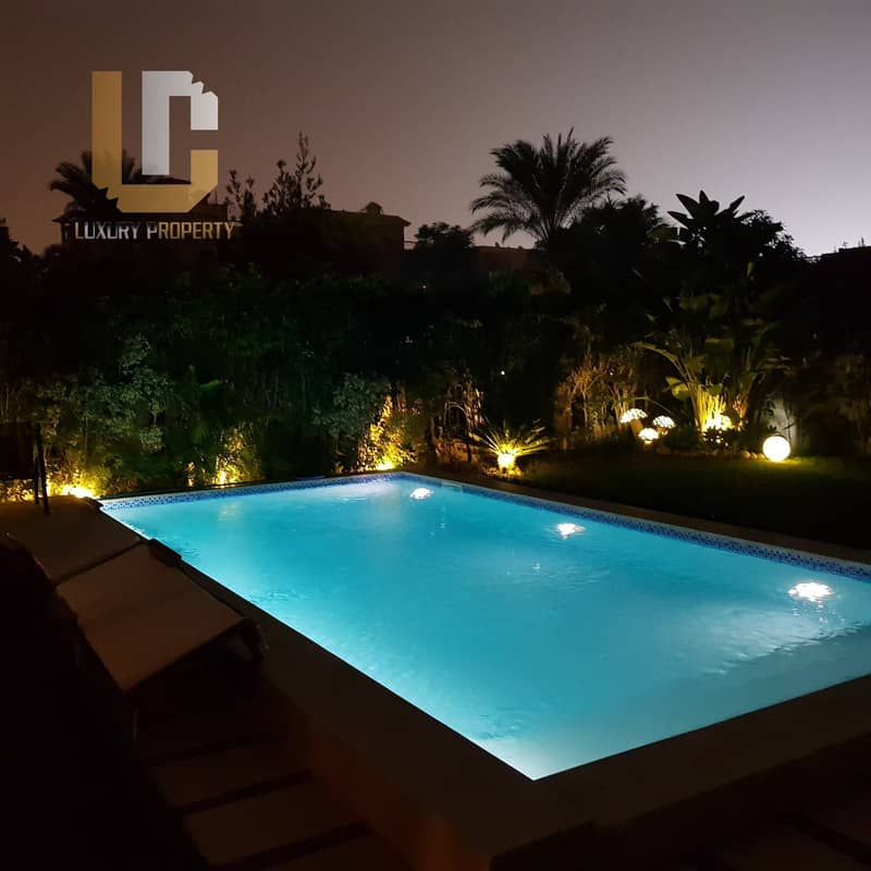 luxurious  Villa With Swimming Pool  for Sale High End Fully Finished With Ac's Dara Gardens Compound By Alahly Sabbour October 21