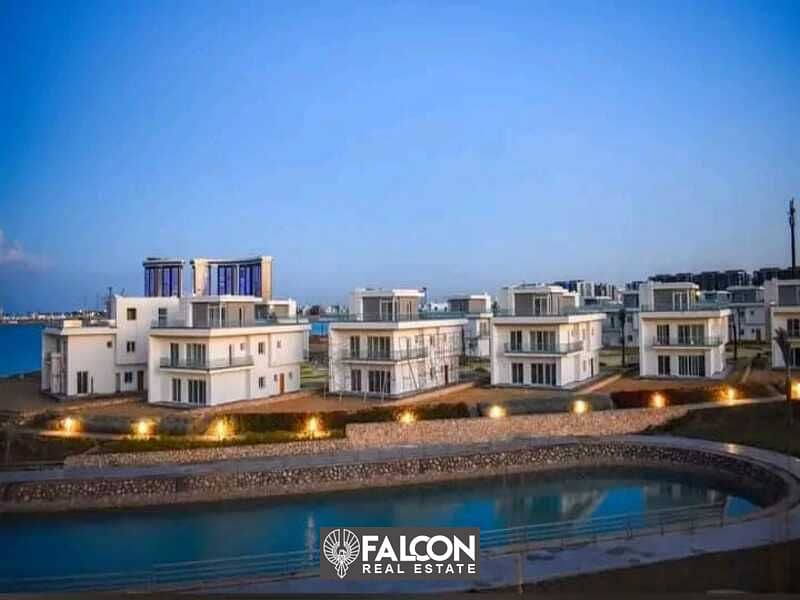 فيلا تاون هاوس متشطبة (جاهزة) للبيع بالتقسيط ف مزارين الساحل الشمالي / Villa For Sale In Mazarine North Coast New Alamain 10