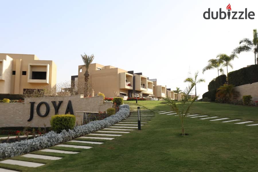 "Receive immediately a townhouse in a prime location in Old Sheikh Zayed within the Joya compound, available for installment payments. " 2