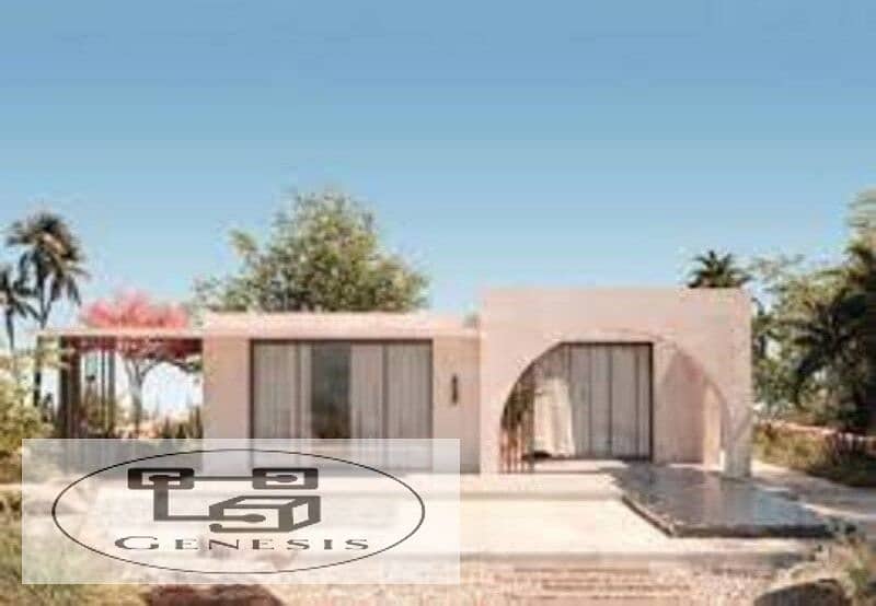 bought a beachfront chalet for sale, located in the heart of Hurghada in Soma Bay village, with a prime first-row sea view and ultra-super luxe finish 6