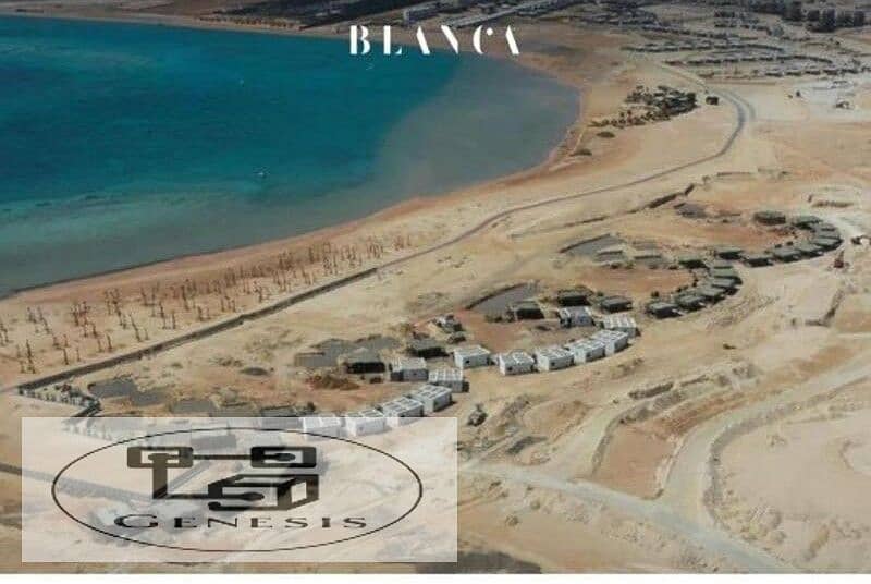 bought a beachfront chalet for sale, located in the heart of Hurghada in Soma Bay village, with a prime first-row sea view and ultra-super luxe finish 15