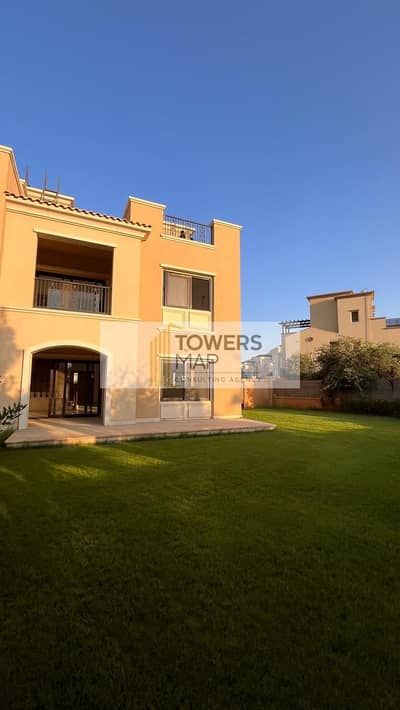 Lowest Price Twin house for rent With Air conditioning & kitchen In Mivida New Cairo