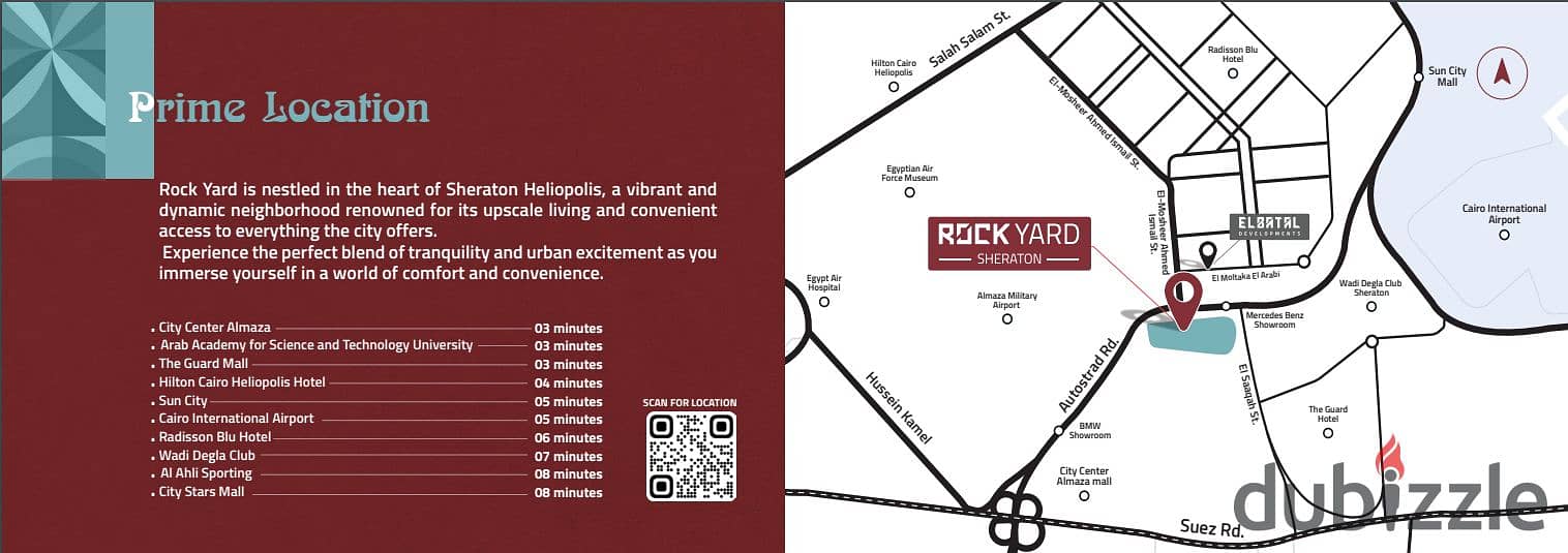 Apartment for sale in Sheraton in installments without interest, third floor with a distinctive view of the landscape. . . . . | Heliopolis - Rock Yard 1