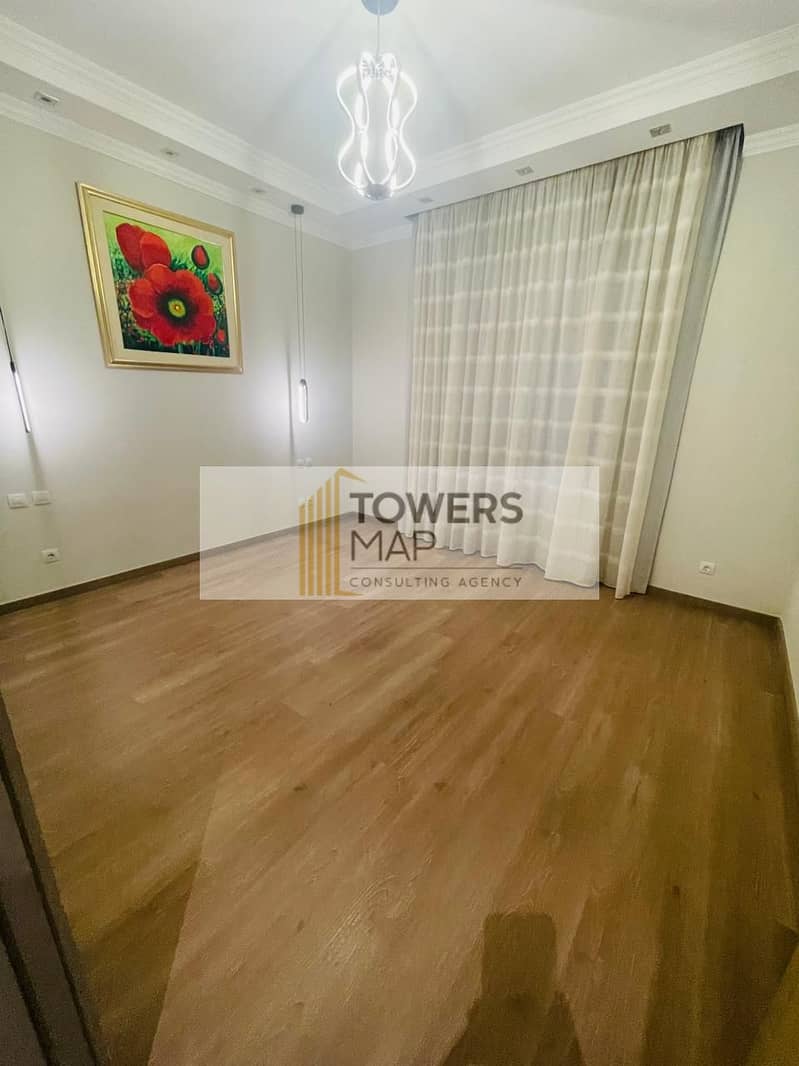 Apartment with Garden  For Rent Direct on pool view / Finished with Dressing room -  Kitchen -  Air conditioning 12