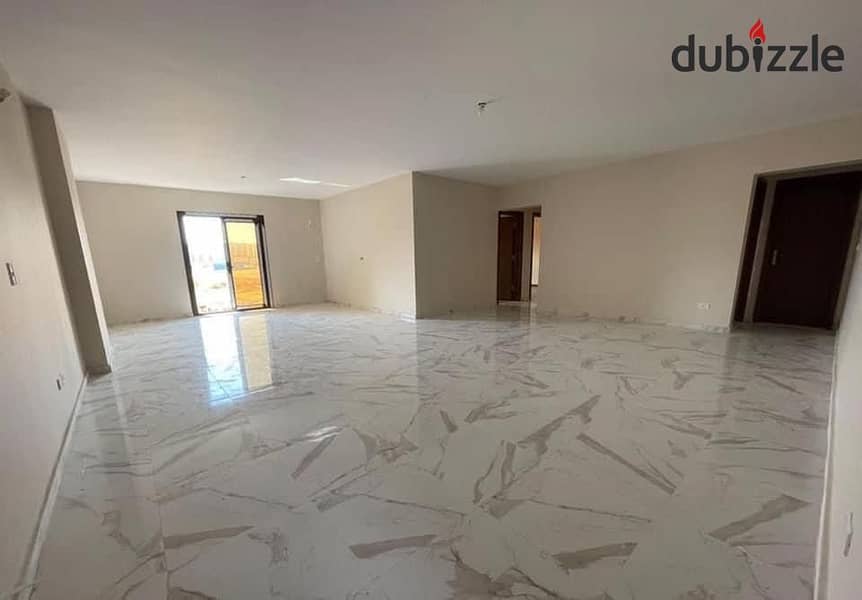 Apartment 200 m2, finished, immediate delivery, for sale from the Community Authority in Garden City, the capital, in installments, new garden city 3