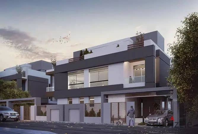 Townhouse Corner 224m for sale in Blue Vert Administrative Capital in Investors District 1