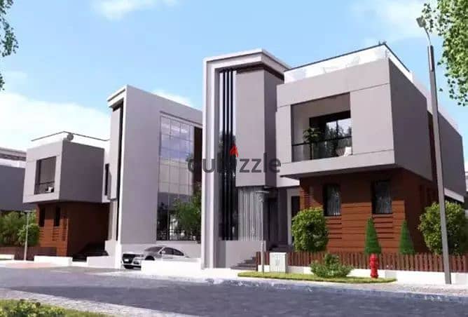 Townhouse Corner 224m for sale in Blue Vert Administrative Capital in Investors District 2