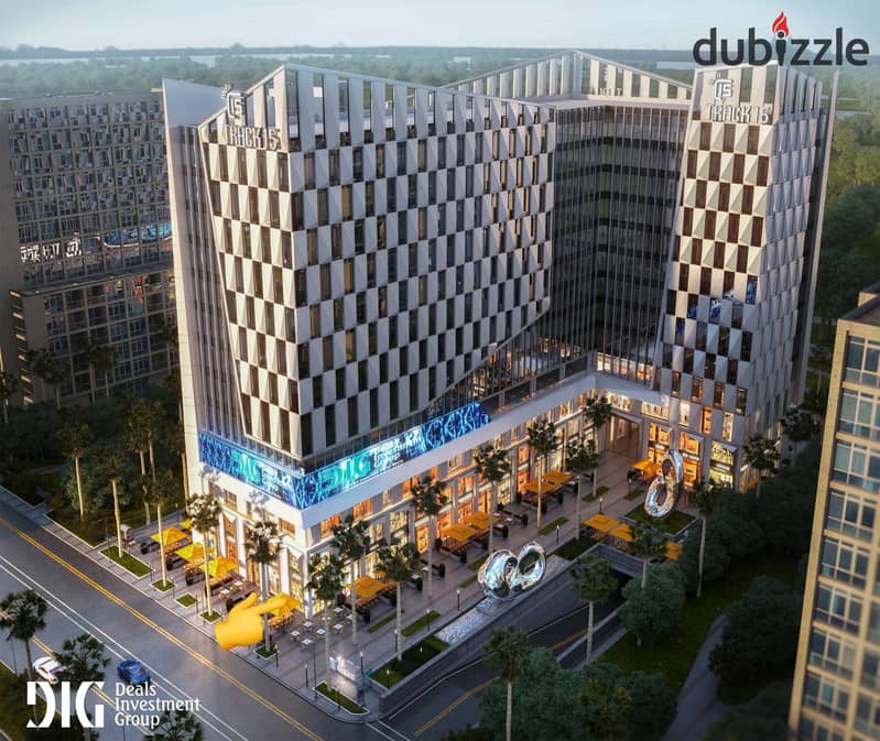 مبنى ادارى بسعر مميز للبيع فى اكتوبر بالتقسيط  Administrative building for sale at a special price in October in installments 1