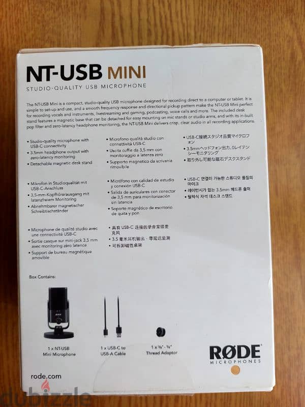 مايك رود rode nt USB mini 5