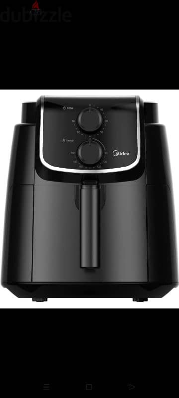 Midea - Air Fryer - 4L  Black