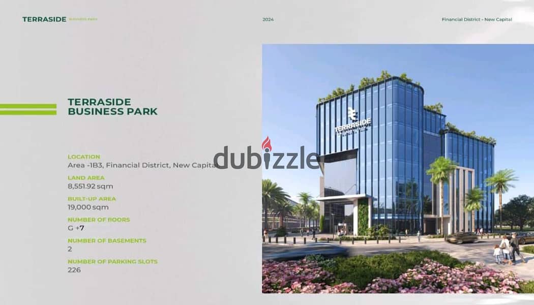 Office for Sale in the New capital up to 7 YearsOffice for Sale in the New Administrative Capital Financial District  45 m² with Installments up to 7 8