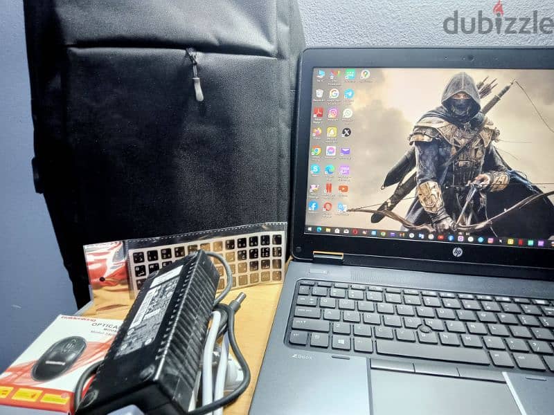 Hp Zbook الجهاز من المانيا برامات ٣٢ وهاردين 6