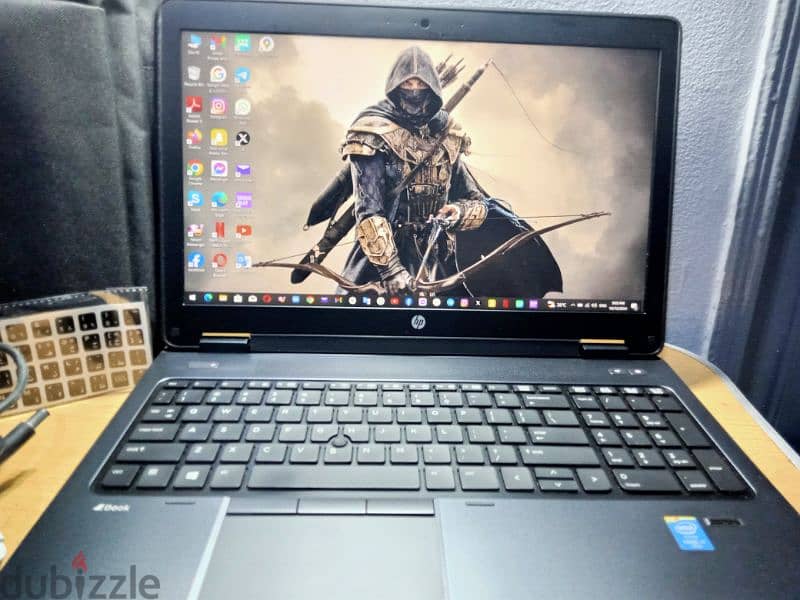 Hp Zbook الجهاز من المانيا برامات ٣٢ وهاردين 8