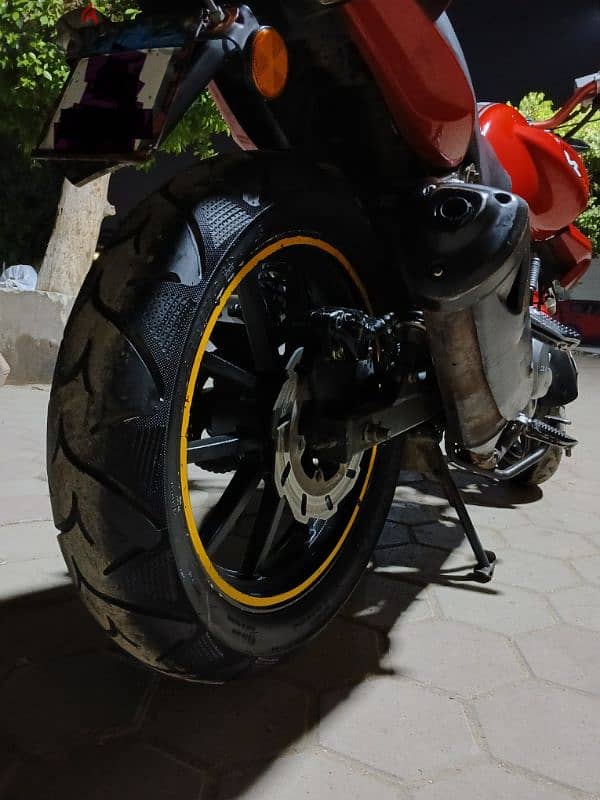 بنيليbenelli vlm200cc M2021 كالجديده رخصه سنتين و8 شهور 2