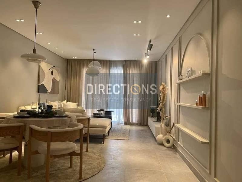 At an attractive price, an Apartment for immediate delivery, fully finished + ACs in Village West The project in the heart of Zayed 5