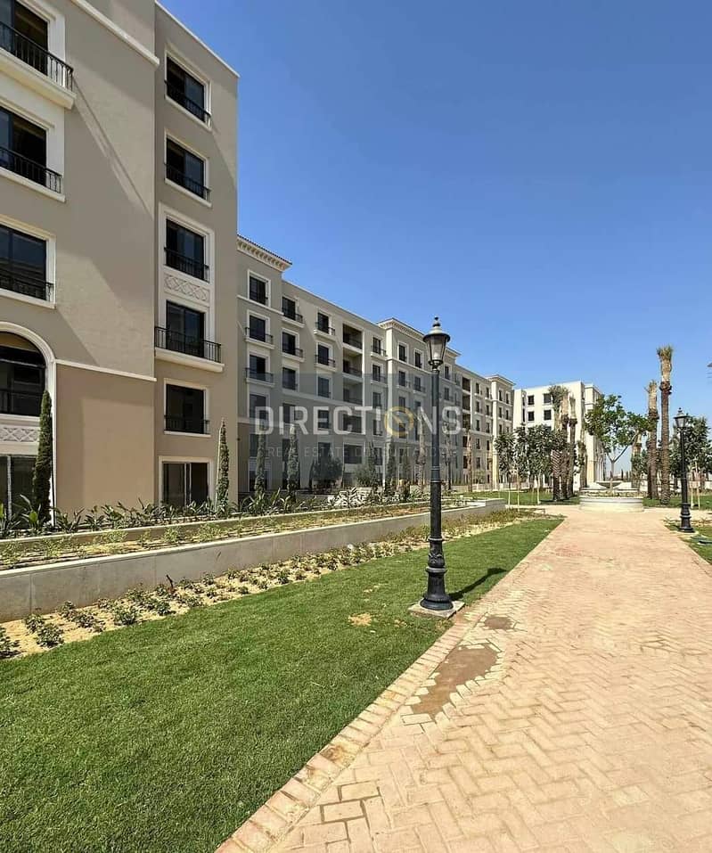 At an attractive price, an Apartment for immediate delivery, fully finished + ACs in Village West The project in the heart of Zayed 8