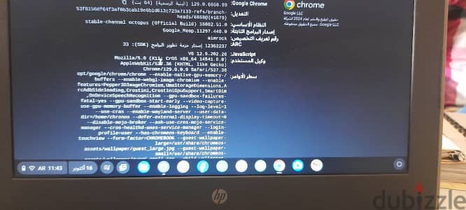 لاب توب كروم بوك. hp