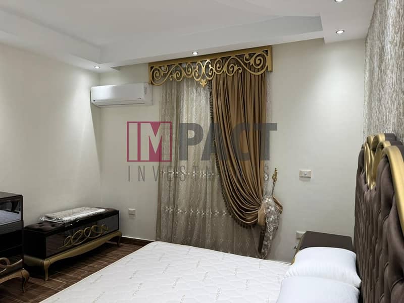 Apartment for sale, 174 square meters, fully finished, with furniture and appliances, in South Lotus, front 17