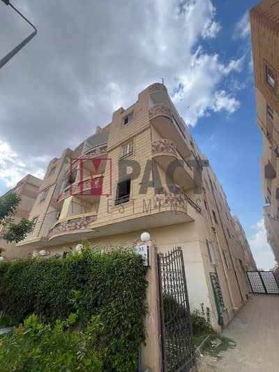 A very special apartment in Al Shorouk, the sixth district, 150 square meters, semi-finished, with an open front view