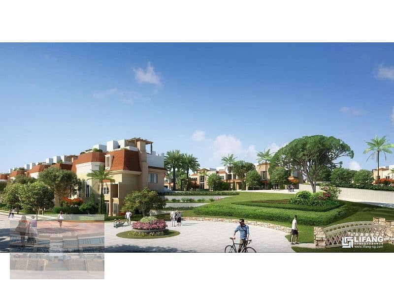 Ground apartment wit garden for sale with installment in sarai 8