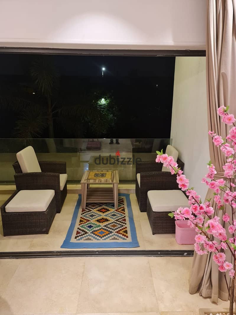 Apartment for rent in lake view residence  compound at New Cairo 9