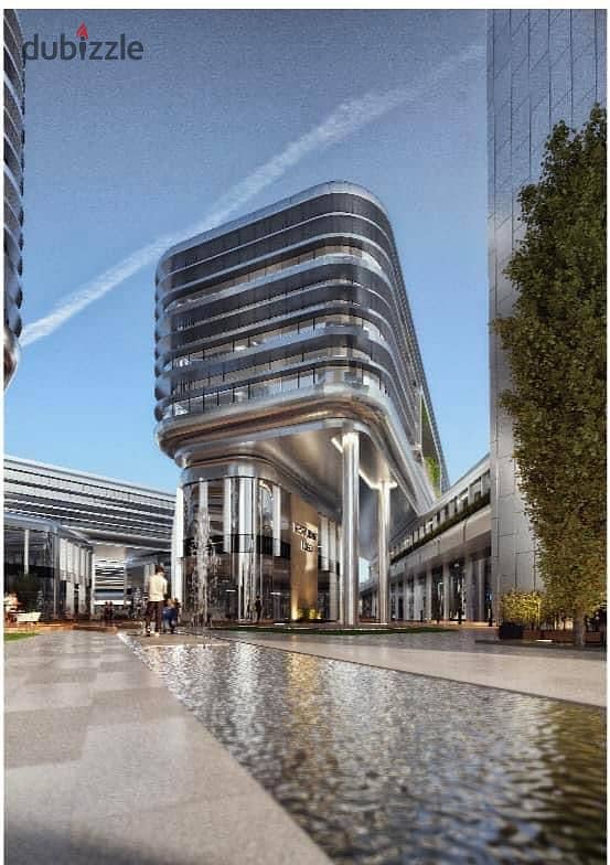 72 sqm finished office for sale (immediately with 30% down payment) with interest-free facilities in the best commercial mall in 6th of October City 5