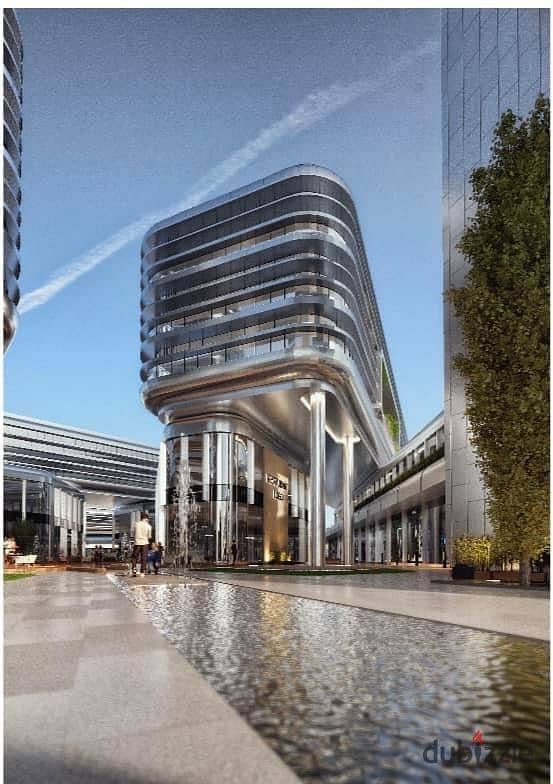 72 sqm finished office for sale (immediately with 30% down payment) with interest-free facilities in the best commercial mall in 6th of October City 7