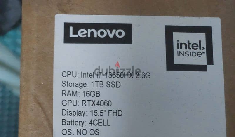 laptop lenovo loq 15IRX9 rtx 4060 i7 13650hx 32gb 3tb ssd 4