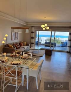 Chalet for sale 130m 3 rooms fully finished direct sea view in La Vista 6 Ain Sokhna near Movenpick Hotel in installments - lavista 6 ain sokhna 0