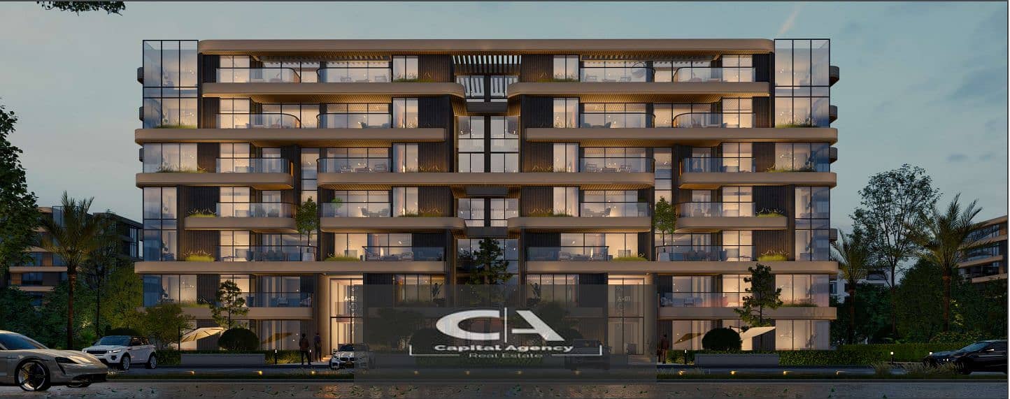 For the first time in the steight LMD Compound, a fully finished apartment, ultra super luxury, with direct air conditioning, on the Suez Road, 4