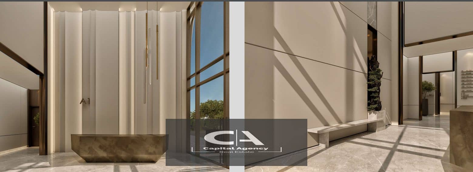 For the first time in the steight LMD Compound, a fully finished apartment, ultra super luxury, with direct air conditioning, on the Suez Road, 11