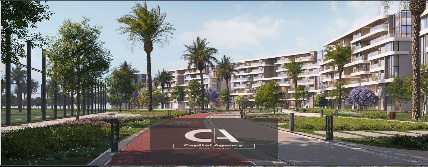 For the first time in the steight LMD Compound, a fully finished apartment, ultra super luxury, with direct air conditioning, on the Suez Road, 13