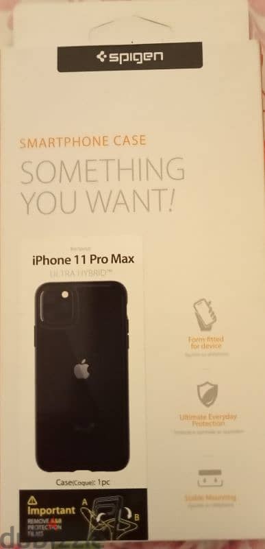 iPhone 11 pro max cover spigen اصلي من امريكا