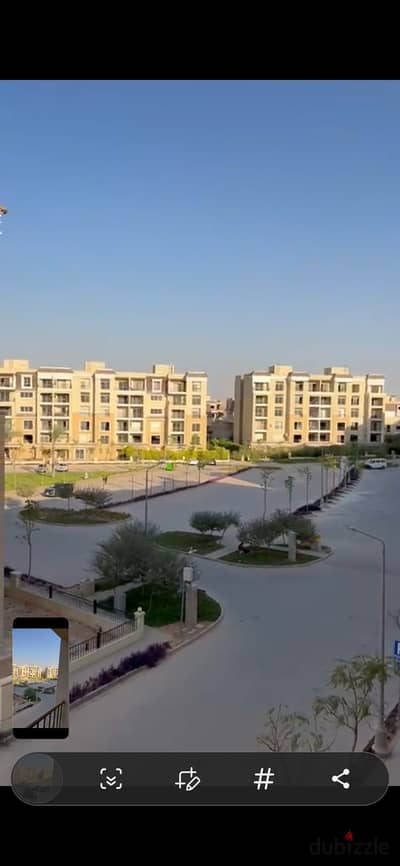 Apartment for Sale in Mostakbal City  Sarai Compound  Area 182 square meters Finishing 3/4 finished Located in the best phase of Sarai.